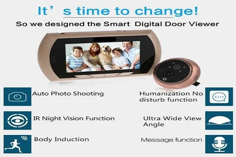 چشمی دیجیتال Digital Door Viewer