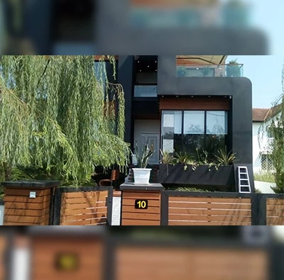 نصب قفل دیجیتال در پروژه مسکونی ویلایی دهکده آهن کتی محمود آباد