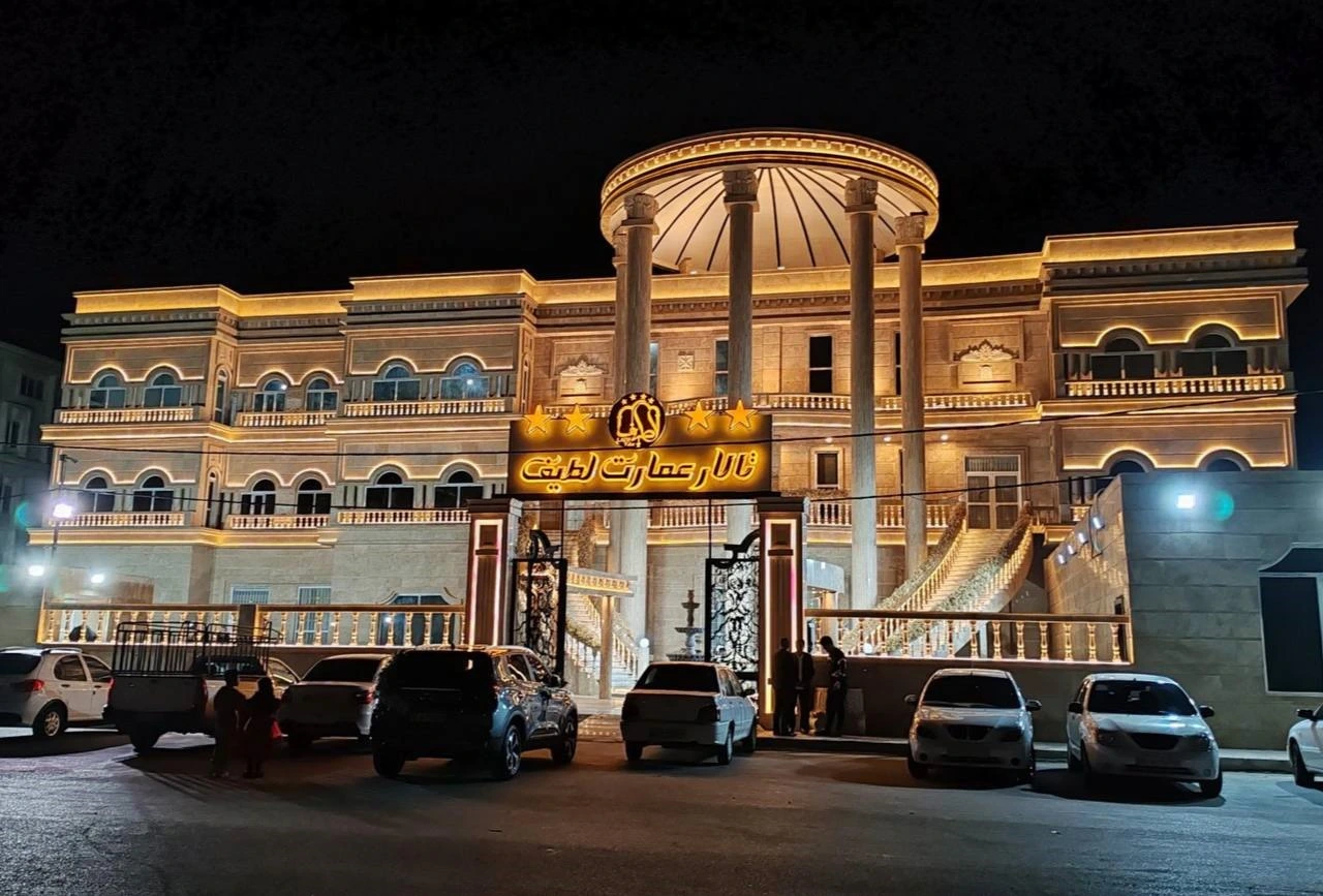 نصب دستگیره هتلی در پروژه تالار عمارت لطیف ماهشهر