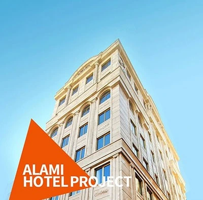 نصب قفل هتلی در پروژه هتل اعلمی مشهد