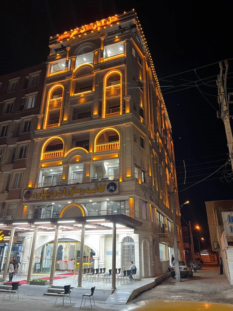 نصب دستگیره کارتی در پروژه هتل خرمشهر