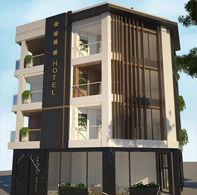 نصب دستگیره درب دیجیتال در پروژه هتل بلوگا انزلی