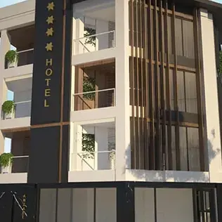 نصب دستگیره درب دیجیتال در پروژه هتل بلوگا انزلی