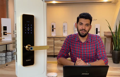 قفل دیجیتال اثر انگشتی ALOCK مدل +N120