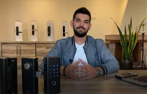 قفل دیجیتال شیشه سکوریت مدل +G200