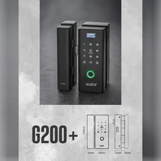 قفل اثر انگشتی دیجیتال شیشه سکوریت مدل +G200