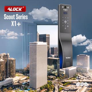 قفل اثر انگشتی دیجیتال و دستگیره تشخیص چهره ALOCK مدل Scout series (X1+)