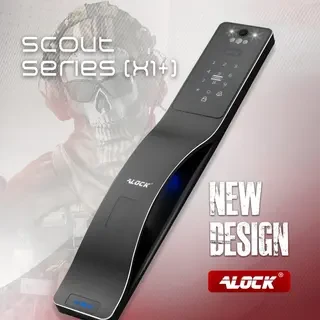 قفل اثر انگشتی و دستگیره تشخیص چهره ALOCK مدل Scout (X1+)