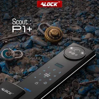 قفل اثر انگشتی و دستگیره تشخیص چهره ALOCK مدل Scout (P1+)