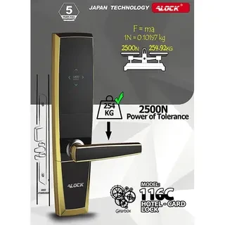 دستگیره کارتی هتلی ALOCK مدل 116C