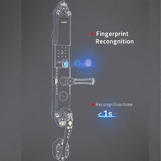 قفل اثر انگشتی دیجیتال ALOCK مدل K90+ Black 