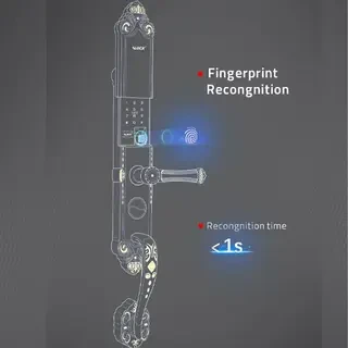 قفل اثر انگشتی دیجیتال ALOCK مدل K90+ Black 