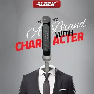 دستگیره تشخیص چهره و قفل اثر انگشتی دیجیتال  ALOCK مدل P60+ Face B