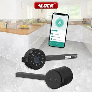 دستگیره درب اثر انگشتی Alock  مدل +B1
