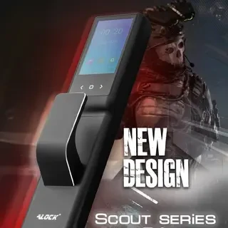 قفل اثر انگشتی و دستگیره تشخیص چهره ALOCK مدل Scout (P1+)