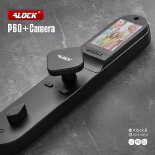 دستگیره چشمی دار و قفل اثر انگشتی دیجیتال  ALOCK مدل P60+ Camera B
