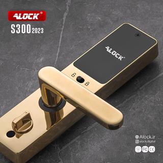 قفل اثر انگشتی دیجیتال ALOCK مدل S300 2023 Gold