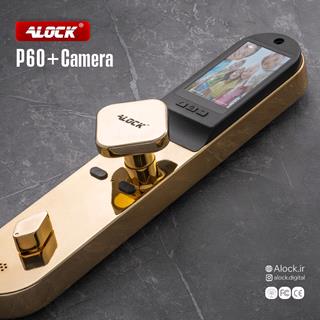 دستگیره چشمی دار و قفل اثر انگشتی دیجیتال  ALOCK مدل P60+ Camera G 2023