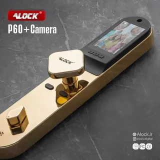 دستگیره چشمی دار و قفل اثر انگشتی دیجیتال  ALOCK مدل P60+ Camera G