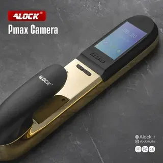 دستگیره چشمی دار و قفل اثر انگشتی دیجیتال  ALOCK مدل Pmax Camera Gold