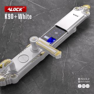 قفل اثر انگشتی دیجیتال ALOCK مدل K90+ White