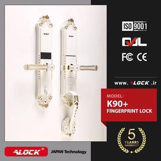 قفل اثر انگشتی دیجیتال ALOCK مدل K90+ White