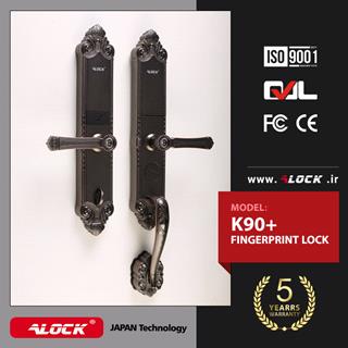 قفل اثر انگشتی دیجیتال ALOCK مدل +K90 مشکی