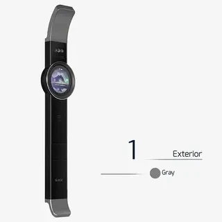 دستگیره دیجیتال اثرانگشتی ALOCK مدل Scout A2++ Gray
