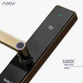 دستگیره کارتی هتلی ALOCK مدل S300C GOLD (آفلاین)