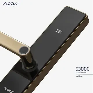 دستگیره کارتی هتلی ALOCK مدل S300C GOLD (آفلاین)