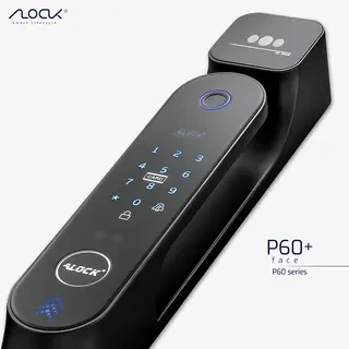 دستگیره تشخیص چهره و قفل اثر انگشتی دیجیتال  ALOCK مدل P60+ Face B