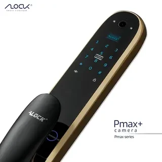 دستگیره چشمی دار و قفل اثر انگشتی دیجیتال  ALOCK مدل Pmax Camera Gold