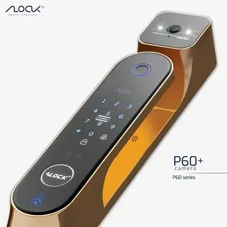 دستگیره چشمی دار و قفل اثر انگشتی دیجیتال  ALOCK مدل P60+ Camera G