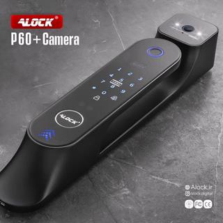 دستگیره چشمی دار و قفل اثر انگشتی دیجیتال  ALOCK مدل P60+ Camera B 2023