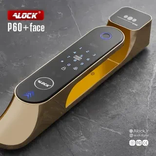 دستگیره تشخیص چهره و قفل اثر انگشتی دیجیتال  ALOCK مدل P60+ Face G 