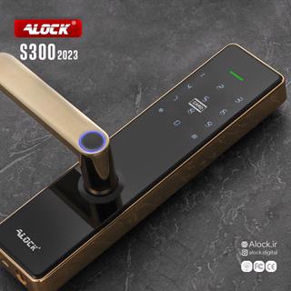 قفل اثر انگشتی دیجیتال ALOCK مدل S300 2023 Gold