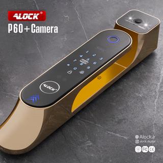 دستگیره چشمی دار و قفل اثر انگشتی دیجیتال  ALOCK مدل P60+ Camera G