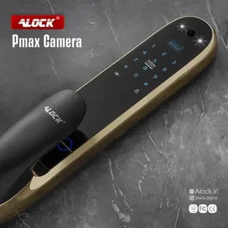 دستگیره چشمی دار و قفل اثر انگشتی دیجیتال  ALOCK مدل Pmax Camera Gold