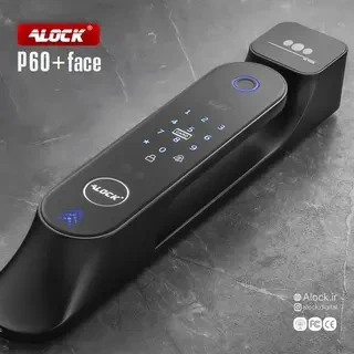 دستگیره تشخیص چهره و قفل اثر انگشتی دیجیتال  ALOCK مدل P60+ Face B